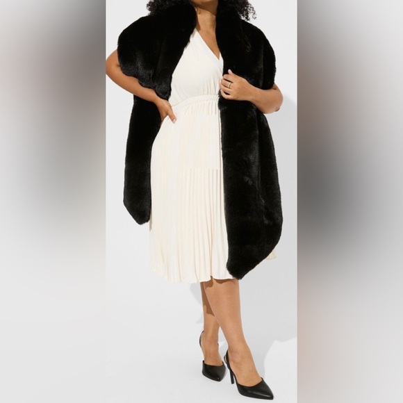 Marilyn Monroe Midi Surplice Tie Back Dress 2X NWT - Picture 5 of 5